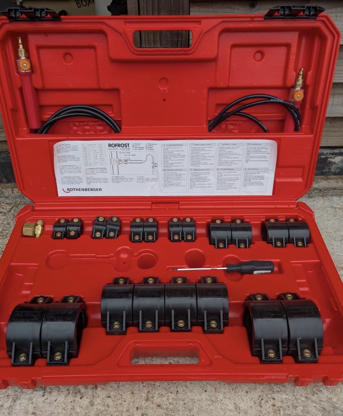 Rothenberger ROFROST CO2 pipe freezing kit